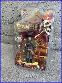 Pirates of The Caribbean At World's End Barbossa Disney Store Figure NEW RARE