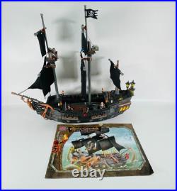 Pirates of The Caribbean Mega Bloks Black Pearl Ship Complete with Instructions