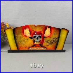 Pirates of The Caribbean Pinball Topper 3D Acrylic LED Topper for Pinball Mahine