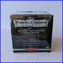 Pirates of the Caribbean 15 DVD with Treasure Chest Collector's Edition Blu-ray