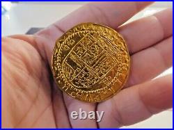 Pirates of the Caribbean 2003 Movie onset treasure chest props 2 coins + 5x7 S2