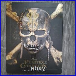 Pirates of the Caribbean 5 Movies Blu-Ray Steelbook Zavvi 1, 2, 3, 4, 5. UK
