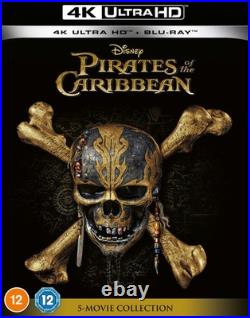 Pirates of the Caribbean 5-movie Collection (4K UHD Blu-ray) (UK IMPORT)