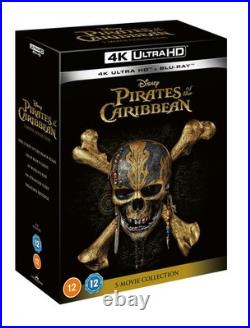 Pirates of the Caribbean 5-movie Collection (4K UHD Blu-ray) (UK IMPORT)