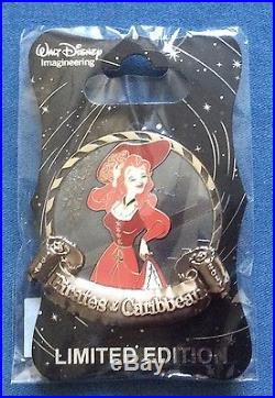 Pirates of the Caribbean 50th Anniversary 6 Pins LE 300 Redhead Dog Skeleton WDI