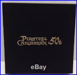 Pirates of the Caribbean 50th Super Jumbo Spinner Pin LE 250 D23 Expo Disney WDI