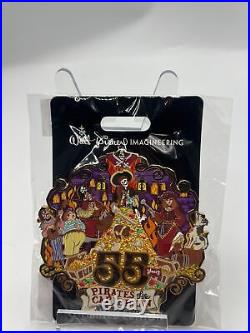 Pirates of the Caribbean 55th Anniversary Attractions LE 300 WDI Pin D23