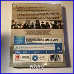 Pirates of the Caribbean At Worlds End Blu-Ray Rare Steelbook Sealed Signed P&P