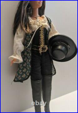 Pirates of the Caribbean Barbie Complete Outfit on Chocolate Obsession Doll