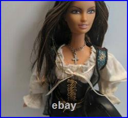 Pirates of the Caribbean Barbie Complete Outfit on Chocolate Obsession Doll