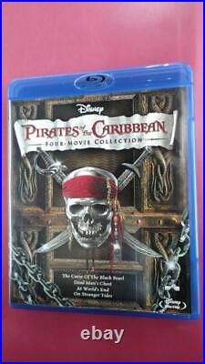 Pirates of the Caribbean Blu ray 4 Movie Collection Model Number VWBS 6508 Wa