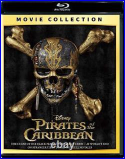 Pirates of the Caribbean Blu-ray 5 Movie Collection Blu-ray Johnny Depp Japan