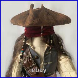 Pirates of the Caribbean Captain Jack Children Cosplay Costume Outsuit Halloween