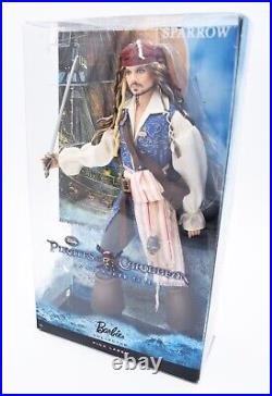 Pirates of the Caribbean Captain Jack Sparrow Barbie Collector Doll #T7654 NRFB