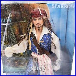 Pirates of the Caribbean Captain Jack Sparrow Barbie Collector Doll #T7654 NRFB