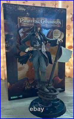 Pirates of the Caribbean Captain Jack Sparrow Figure KOTOBUKIYA withBox Used Japan