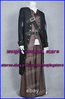 Pirates of the Caribbean Cosplay Barbossa Costume Halloween Full Set Outfit