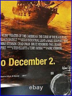 Pirates of the Caribbean Curse of the Black Pearl Teaser #2 Movie Poster