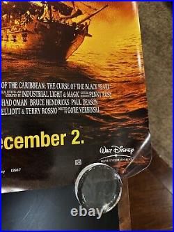 Pirates of the Caribbean Curse of the Black Pearl Teaser #2 Movie Poster