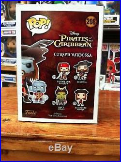 Pirates of the Caribbean Cursed Barbossa with Monkey SDCC 2016 208 Pop Vinyl