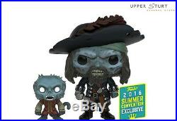Pirates of the Caribbean Cursed Barbossa with Monkey SDCC 2016 208 Pop Vinyl