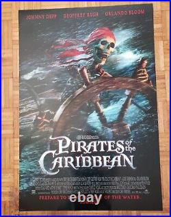 Pirates of the Caribbean Cursed of the Black Pearl Original Movie Poster DS