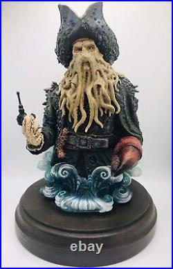 Pirates of the Caribbean Davy Jones Bust Disney Limited Edition with Original Box