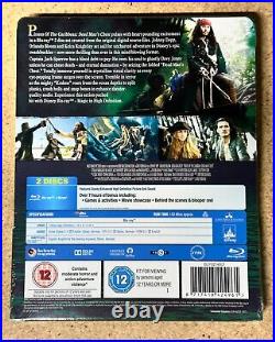 Pirates of the Caribbean Dead Mans Chest Blu-ray Steelbook Zavvi New Sealed