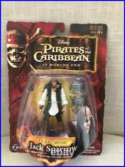 Pirates of the Caribbean Desert Weary Jack Sparrow Sword Crabs Johnny Depp Toy