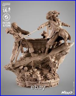 Pirates of the Caribbean Diorama/Unpainted/Unassembled/3D Printed/Wicked3D