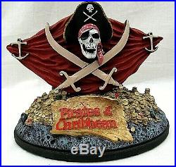 Pirates of the Caribbean Disneyland Figurine Limited Edition Skull Treasure Rare