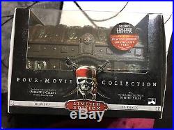 Pirates of the Caribbean Four-Movie Collection Blu-ray/DVD, 2011, 15-Disc Set
