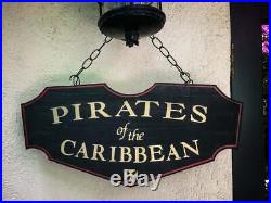 Pirates of the Caribbean Inspired Solid Wood Hand Painted Attraction Sign