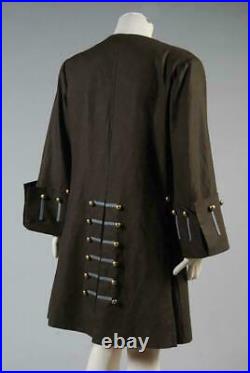 Pirates of the Caribbean Jack Sparrow Cosplay Costume Halloween Outfit Coat Sets