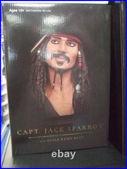 Pirates of the Caribbean Jack Sparrow Legends in 3D 1/2 scale bust Limited 1000