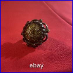 Pirates of the Caribbean Jack Sparrow button ring costume Johnny Depp