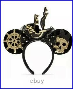 Pirates of the Caribbean Minnie Mouse The Main Attraction Ears Headband IN HAND