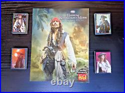 Pirates of the Caribbean On Stranger Tides album + complete stickers set Panini