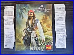 Pirates of the Caribbean On Stranger Tides album + complete stickers set Panini