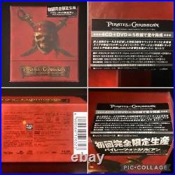 Pirates of the Caribbean Original Soundtrack Treasures Collection 4CD DVD 5disc