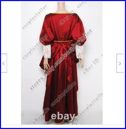 Pirates of the Caribbean Red and Black Costume Dress Elizabeth Swann Well Made