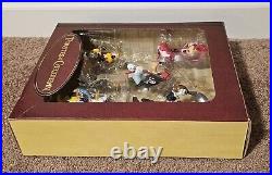 Pirates of the Caribbean Storybook Ornament Set Walt Disney World RARE NEW