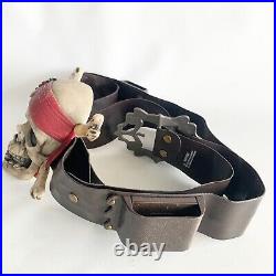 Pirates of the Caribbean Talking Skull Belt Zizzle Jack Sparrow WORKS See VIDEO