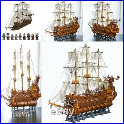 Pirates of the Caribbean The Flying Dutchman Pirate Ship Block Model Toy 3652PCS