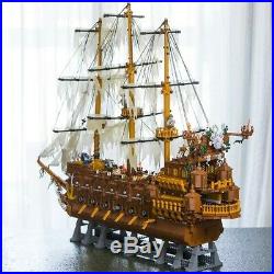 Pirates of the Caribbean The Flying Dutchman Pirate Ship Lego Blocks Toys Kit