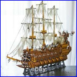 Pirates of the Caribbean The Flying Dutchman Pirate Ship Legoed Blocks Toys Kit