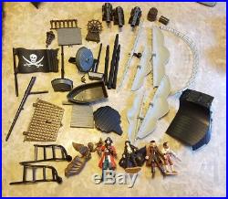 Pirates of the Caribbean Ultimate Black Pearl Playset Zizzle Incomplete