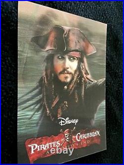Pirates of the Caribbean at World's End Captain Jack Lenticular Card Disney