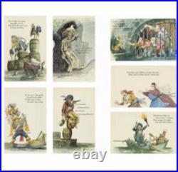 Pirates the Caribbean 1966 Postcard Disneyland Complete Set Of 12 Marc Davis VTG