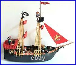 Playmobil 1978 Blackbeard's Pirate Ship & Accessories Vintage HIGHLY RARE